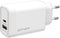 4smarts VoltPlug 45W USB-A QC en USB-C Power Delivery Adapter Wit
