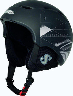 Sinner Nova - Ski / Snowboard Helm - In-mold technologie - Zwart/Wit