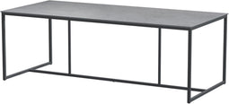 4SO - Quatro Tafelframe Antracite met HPL Light Grey tafelblad 220...