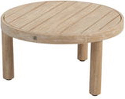 4SO - Sem salontafel brushed teak 60 cm dia. H32 cm 4SO