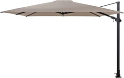 4SO zweefparasol Siesta Premium 300 x 300 cm Taupe