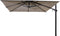 4SO zweefparasol Siesta Premium 300 x 300 cm Taupe