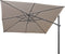 4SO zweefparasol Siesta Premium 300 x 300 cm Taupe
