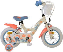 Volare Disney Stitch - Kinderfiets - 12 inch - Twee handremmen - Roze
