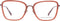 Scotch & Soda SS3013 55205 bril zonder sterke - Dames - Rood