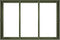 vidaXL - Plantenbak - 120x80x40 - cm - staal - olijfgroen