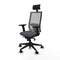 Bureaustoel met hoofdsteun Piqueras y Crespo 2D066N1 Donker grijs