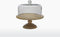 Nkuku Houten Taartstandaard - Mangohout & Gerecycled Glas