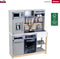 Klein Toys Miele familiekeuken - 83,5x30x101 cm - fornuis, magnetron, espressomachine, koelkast, gootsteen - incl. bijpassende accessoires, licht- en geluidseffectenn - multicolor