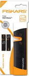 Fiskars Messenslijper - Roll-Sharp - Slijper met Anti-slip pads - Compact - Zwart - Vaatwasserbestendig