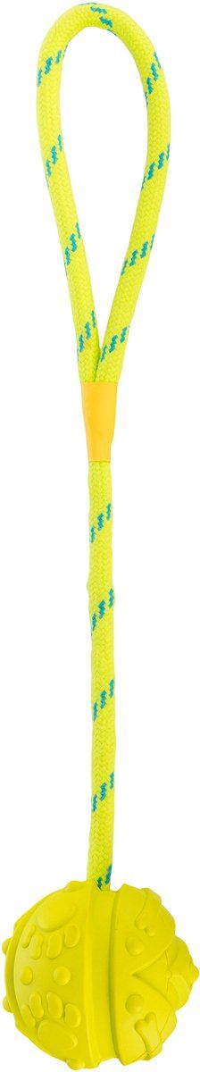 Trixie - Bal Aan Touw - Natuurrubber Drijvend 7 cm - Limegroen