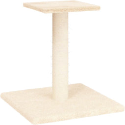 vidaXL - Krabpaal - met - platform - 38 - cm - crèmekleurig