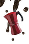 Italiaanse Koffiepot JATA HCAF2012 * Rood Aluminium (12 Koppar)