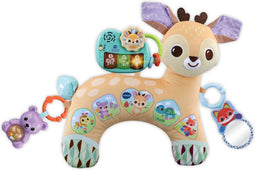 VTech Baby Dierenvriendjes Tummy Time Knuffelhertje - Interactief en Educatief Babyspeelgoed - Knuffel Speelgoed - Cadeau - Vanaf 3 Maanden