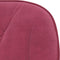 vidaXL - Eetkamerstoelen - 2 - st - fluweel - wijnrood