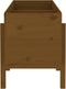 vidaXL - Plantenbak - verhoogd - 121x50x57 - cm - massief - grenenhout - honingbruin