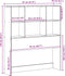 vidaXL - Hoofdbord - met - opbergruimte - 75 - cm - massief - grenenhout - wit