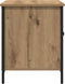 vidaXL - TV-kast - Artisan - Eiken - 80x40x50 - cm - Gelaagd - Hout - en - Staal