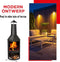 BBQ Collection Buitenhaard - Tuinhaard 134 x 44,5 x 44,5 cm - Terraskachel met As-Opvangbak Pook Houtopslag - Zwart