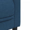 vidaXL - Driezitsbank - stof - blauw