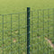 vidaXL - Hekpalen - 11 - stuks - U-vorm - Groen - 40 - cm - Staal
