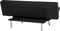BRISTOL - Slaapbank 3-zits - Zwart - Kunstleer