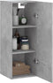 vidaXL - Hangkast - 34,5x34x90 - cm - betongrijs