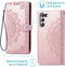 iMoshion Hoesje Geschikt voor Samsung Galaxy S21 FE Hoesje Met Pasjeshouder - iMoshion Mandala Bookcase - Rosé Goud