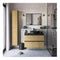 Sensea Studio Wall Hung Cabinet Light Oak Striated 90cm