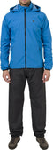 AGU GO Regenjas Essential - Waterdichte en Ademende Regenjas - Unisex - Blauw - L