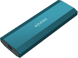 Aisens ASM2-019BLU - Externe behuizing M.2 SATA/NVMe - USB 3.2 Gen2 - Blauw