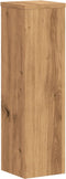 vidaXL - Plantenstandaards - 2 - st - 17x17x60 - cm - hout - artisanaal - eikenkleurig