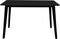 Eettafel Zwart - 120x70x75cm - Eettafel Vojens Zwart - House Nordic