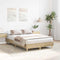 vidaXL - Bedframe - zonder - matras - 135x190cm - spaanplaat - sonoma - eikenkleurig