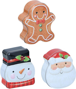 Tinnen blik - Kerst - Voorraadblik voor Koekjes - Kerstdecoratie
