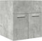 vidaXL - Wastafelkast - 41x38,5x46 - cm - bewerkt - hout - betongrijs