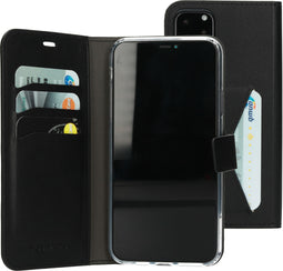 Mobiparts Classic Wallet Case - iPhone 11 Pro Max - Ruimte voor pasjes - Zwart
