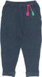 Mim-pi Meisjes Muts - Gebreid - Gevoerd met fleece - Kobalt blauw