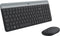 Logitech MK470 - Toetsenbord en Muis Combo - Draadloos - Azerty BE - Grafiet