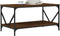 vidaXL - Salontafel - 90x50x45 - cm - bewerkt - hout - bruin - eikenkleur