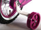 Volare Heart Cruiser - Kinderfiets - 12 inch - Wit Paars