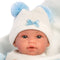 Llorens blanke pop ICE DOLL BLUE 36 cm