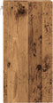 vidaXL - Hangkast - Riga - 40x29,5x60 - cm - bewerkt - hout - oud - houtkleurig
