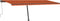 vidaXL - Luifel - vrijstaand - handmatig - uittrekbaar - 600x350 - cm - oranje - bruin