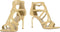 Bullboxer Sandal - Platte sandalen - Gevlochten banden - Goud - 40