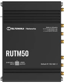 Teltonika RUTM50 - 4G/5G Router - Wi-Fi 4/5 - 1x RJ-45 1Gbps - 867Mbps