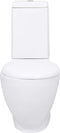 vidaXL - Toilet - met - afvoer - achter - keramiek - wit