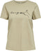 ONLY ONLKITA LIFE REG S/S OUTLINE TOP BOX JRS - Dames T-shirt - Korte mouwen - Maat XS