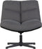WOOOD Vinny Draaifauteuil - Bouclé - Antraciet - 80x75x75