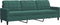 vidaXL - Driezitsbank - 210 - cm - fluweel - donkergroen